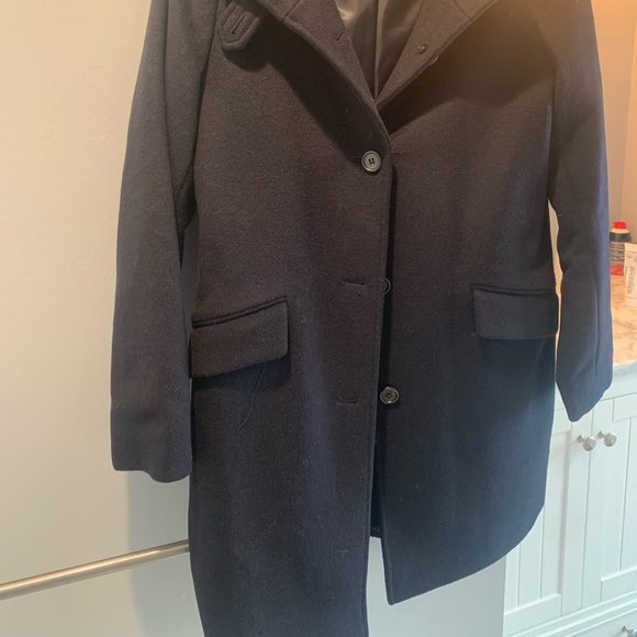 Ralph Lauren Wool Coat - Navy size 4 - Picture 4 of 15